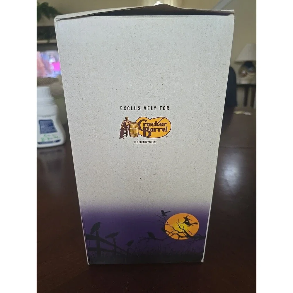 Cracker Barrel Haunted House Glitter Globe new
